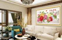 Mẫu tranh phong thủy mang đến tài lộc cho gia chủ