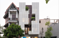 Nhà phố có mặt tiền như thác đổ gây ấn tượng trên báo Mỹ