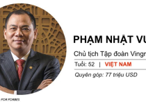 Tỷ phú Phạm Nhật Vượng là Người hùng từ thiện Châu Á