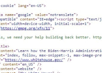Ông Biden tuyển coder bằng một đoạn mã ẩn