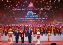 Nam A Bank được vinh danh tại giải thưởng Sao Vàng Đất Việt 2021