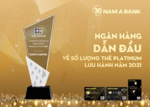 Nam A Bank dẫn đầu về số lượng thẻ JCB Platinum