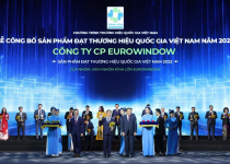 Eurowindow lần thứ 6 liên tiếp đạt Thương hiệu Quốc gia Việt Nam 2022