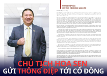 Chủ tịch Hoa Sen Lê Phước Vũ gửi thông điệp tới cổ đông, hé lộ về kế hoạch năm 2024