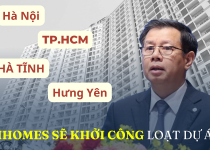 “Đại gia” bất động sản top đầu Việt Nam lên kế hoạch khởi công loạt dự án tại Hà Nội, TP.HCM, Hưng Yên, Hà Tĩnh