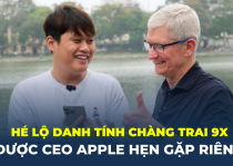 Hé lộ danh tính chàng trai 9X được CEO Apple Tim Cook hẹn gặp riêng