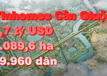 Thông tin mới nhất về dự án 3,7 tỷ USD của Vinhomes tại Cần Giuộc