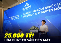 Chủ tịch Hòa Phát Trần Đình Long nói về việc trả nợ vay ngân hàng, có sẵn 25.000 tỷ tiền mặt
