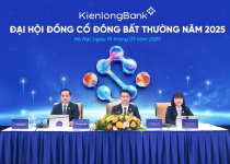 Cổ đông KienlongBank thông qua mục tiêu tăng vốn và chia cổ tức 60%