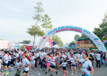 Hơn 2.000 runner tham gia đường chạy sắc màu Color Run EcoLakes 2025