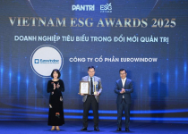 Thực thi ESG dựa trên khoa học công nghệ, Eurowindow tiếp tục được vinh danh tại Vietnam ESG Awards
