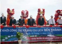 Khởi công Khu du lịch nghỉ dưỡng Bến Thành Hồ Tràm 