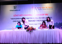 Hồng Hạc Đại Lải và Vietcombank ký hợp đồng hỗ trợ tín dụng