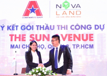 Novaland ký hợp đồng thi công xây dựng The Sun Avenue với AGC