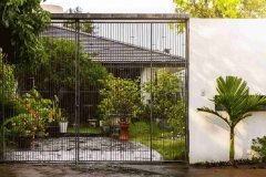 Nghệ thuật nén không gian: Giải mã dải trục "hơi thở" trong ngôi nhà cấp 4 tại Kon Tum