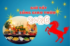 Chọn giờ tốt cúng Giao thừa Tết Bính Ngọ 2026: Rước tài lộc, may mắn