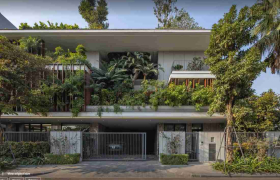 Biệt thự góc Bắc Giang kiến tạo ngôi làng thẳng đứng đa lớp cho gia đình đa thế hệ