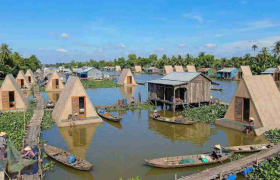 Mô hình nhà nổi 250 triệu: giải pháp an cư sống chung với lũ bền vững tại Việt Nam