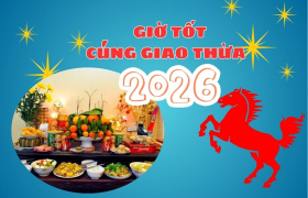 Chọn giờ tốt cúng Giao thừa Tết Bính Ngọ 2026: Rước tài lộc, may mắn