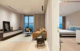 Hệ vách chữ L: Nhát cắt kiến trúc làm mới căn hộ 110m2 tại Hà Nội