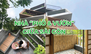 Đến thăm ngôi nhà “phố & vườn” giữa Sài Gòn
