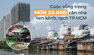Cám cảnh cuộc sống bên trong 20.000 căn nhà ven kênh, rạch TP.HCM