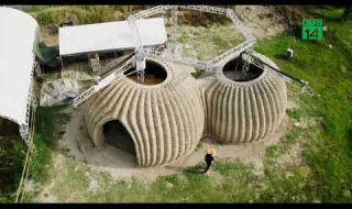Ngôi nhà mái vòm được xây bằng công nghệ in 3D ở Italia