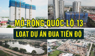 Tiến độ, giá bán 4 dự án mặt tiền Quốc lộ 13 đoạn thành phố Thuận An