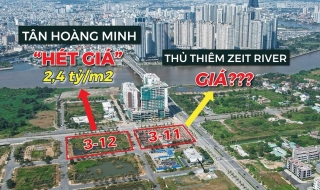 Soi dự án Thủ Thiêm Zeit River nằm cạnh lô đất mà Tân Hoàng Minh “hét giá” 2,4 tỷ đồng/m2