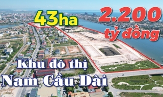 Soi khu đô thị Nam Cầu Dài 2.200 tỷ đồng của Tập đoàn Sơn Hải ở Quảng Bình