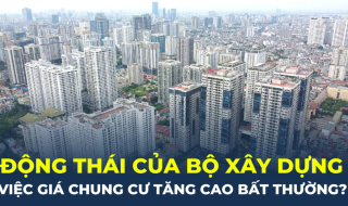 Động thái của Bộ Xây dựng việc giá chung cư tăng cao bất thường