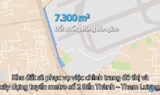 Bộ Quốc phòng bàn giao đất cho TP HCM xây nhà ga metro