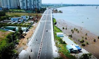 TPHCM: Thông xe cầu 500 tỷ qua đảo Kim Cương