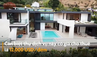 Biệt thự nghỉ dưỡng 12.000 USD/đêm ở Hollywood