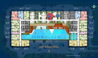 Mặt bằng dự án Icon Plaza Bình Dương