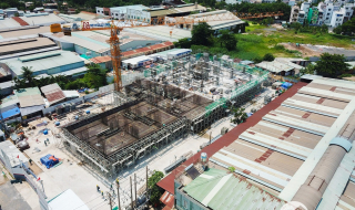 Tiến độ dự án The PagaSuite 2 Quận 8 tháng 5/2021