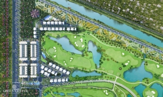 Phối cảnh dự án Làng sinh thái golf Tây Sài Gòn - Green Center Long An