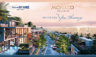 Hình ảnh phối cảnh Phân khu biệt thự Monaco Wellness