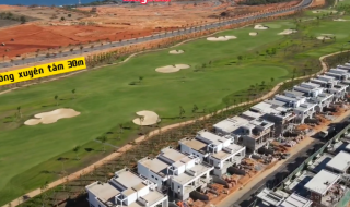 Hình ảnh thực tế dự án PGA Golf Villas - Novaworld Phan Thiết 4/2022