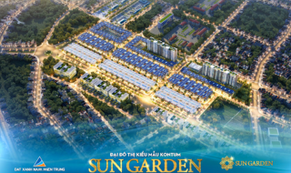 Hình ảnh phối cảnh dự án Khu đô thị Sun Garden Kon Tum