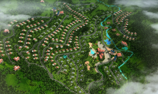 Hình ảnh phối cảnh dự án Khu nghỉ dưỡng Viên Nam Resort Hòa Bình