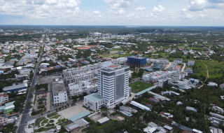 Hình ảnh thực tế dự án Khu đô thị Hưng Phú New Town Bến Tre 6/2022