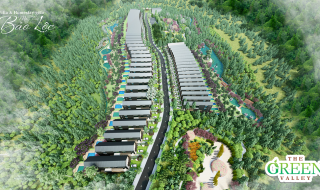 Phối cảnh Khu nghỉ dưỡng The Green Valley Lâm Đồng