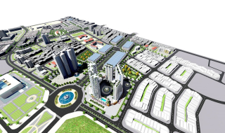 Phối cảnh dự án Square City Thái Nguyên