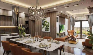 Phối cảnh căn hộ mẫu dự án The Fibonan Hưng Yên
