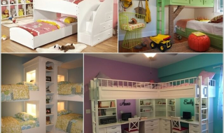 10 thiết kế giường tầng dành cho bé