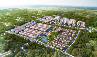 Phối cảnh dự án Phố Nối House Hưng Yên