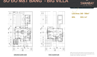 Mặt bằng chi tiết Swanbay La Maison - Swanbay Đồng Nai