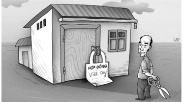 mua bán nhà đất bằng giấy tờ viết tay