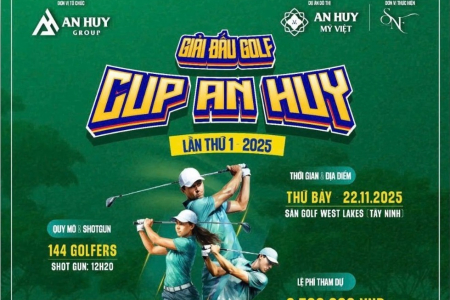 Sắp diễn ra giải golf tranh Cup An Huy lần thứ 1 - 2025